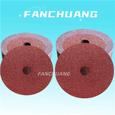 5'' Angle Grinder Sanding Disc Aluminum Oxide Resin Fiber With 7/8'' Arbor