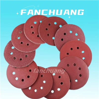 Self Adhesive Sandpaper Wet Sanding Discs 5 Inch 125mm 8Holes