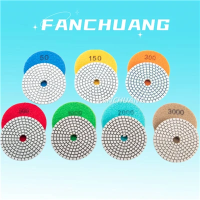 4 Inch Granite Flexible Wet Diamond Polishing Pad