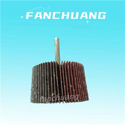 Abrasive Spindle-Mounted Flap Wheels, 6mm Shank