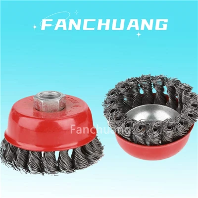 Twisted Wire Bowl Type Wire Wheel